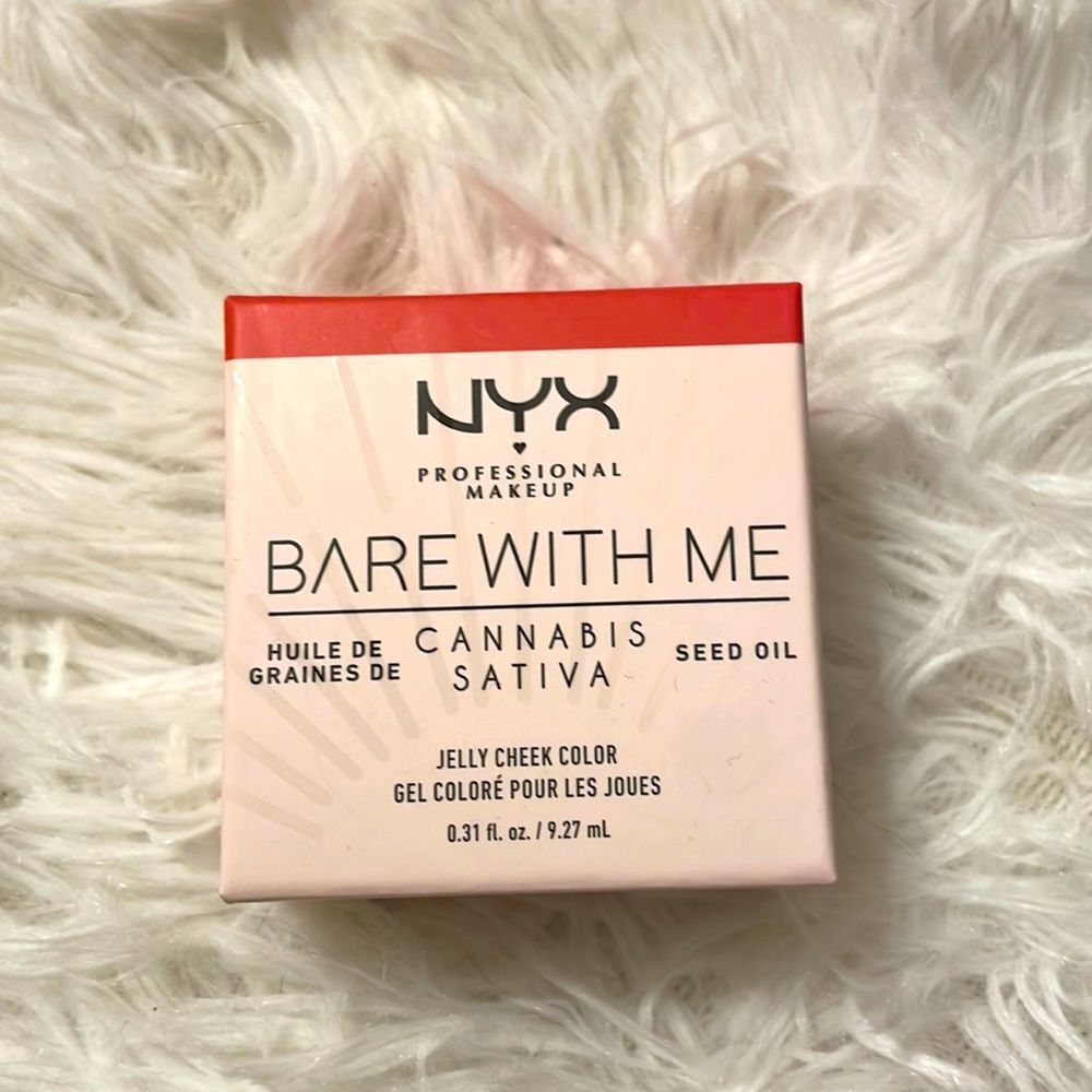 NEW NYX Cream Blush - Bare With Me Jelly Cheek Color: Orange Zest .3 fl oz